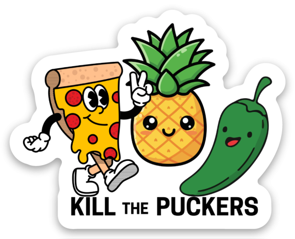 Kill the Puckers Sticker #2