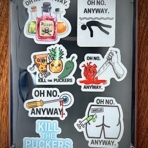 Kill the Puckers Murder Stickers Bundle